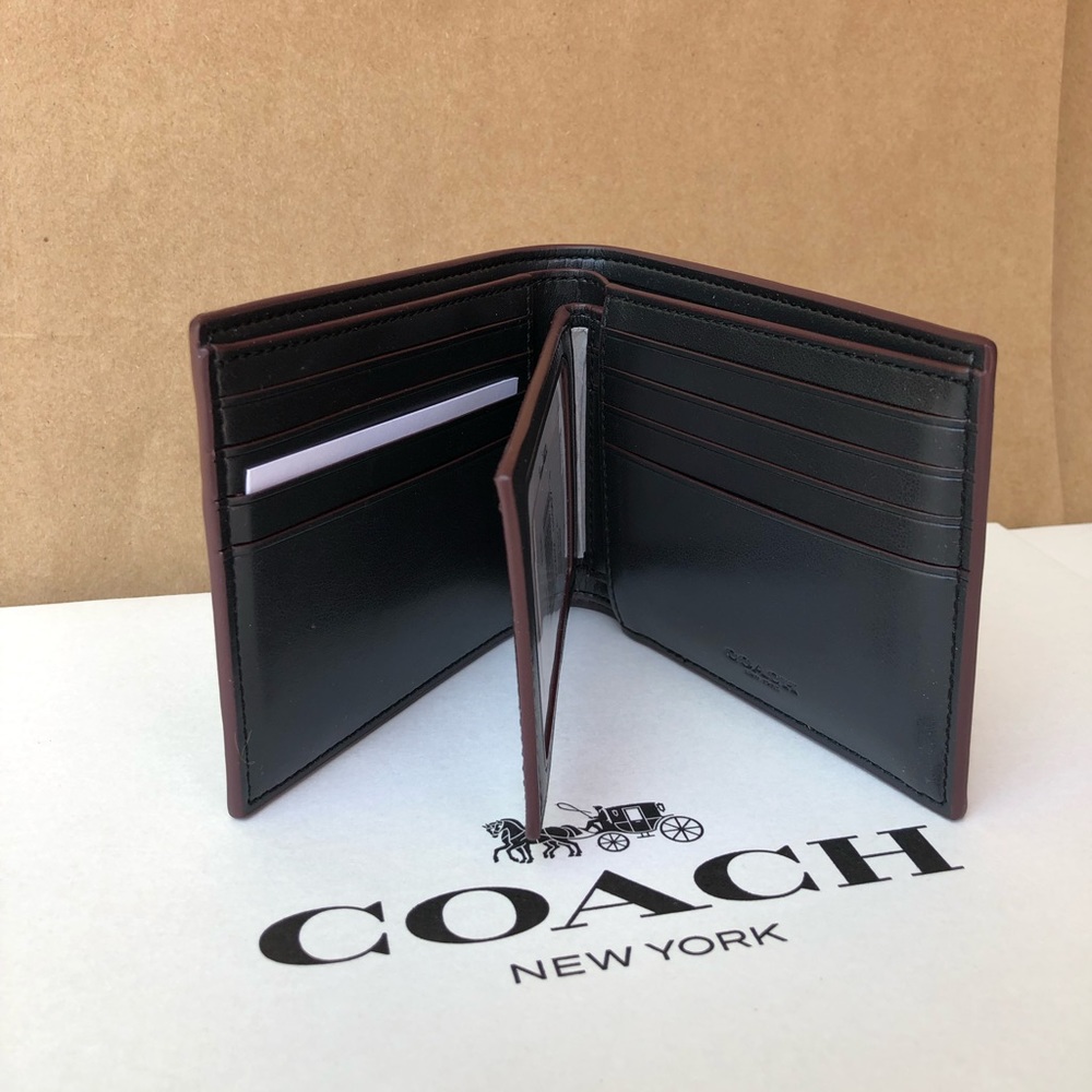 Coach Men’s Wallet F25519 - Picture 4 of 6